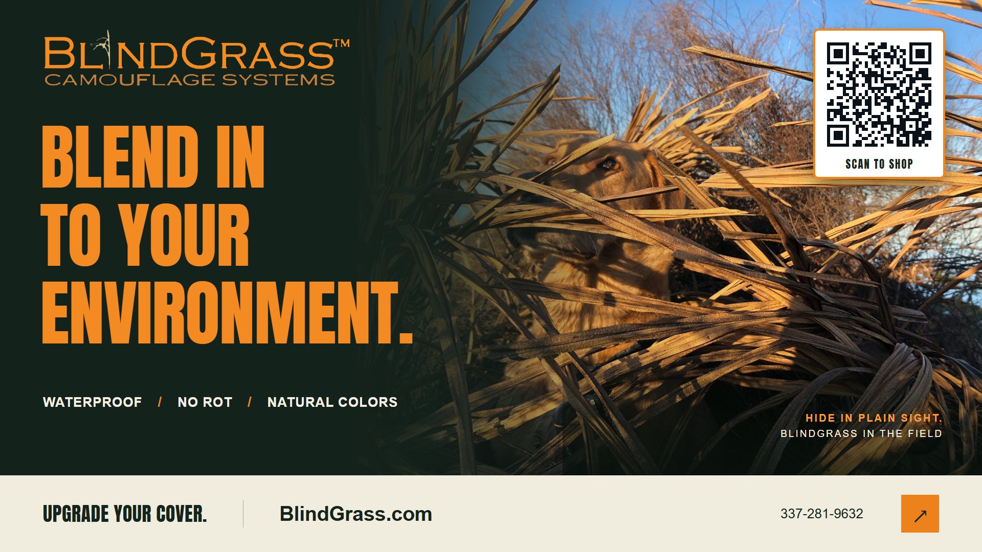 BlindGrass Camouflage Systems — blend in to your environment
